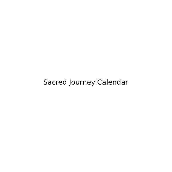 Sacred Journey Calendar