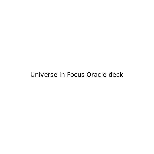 Universe in Focus Oracle Deck